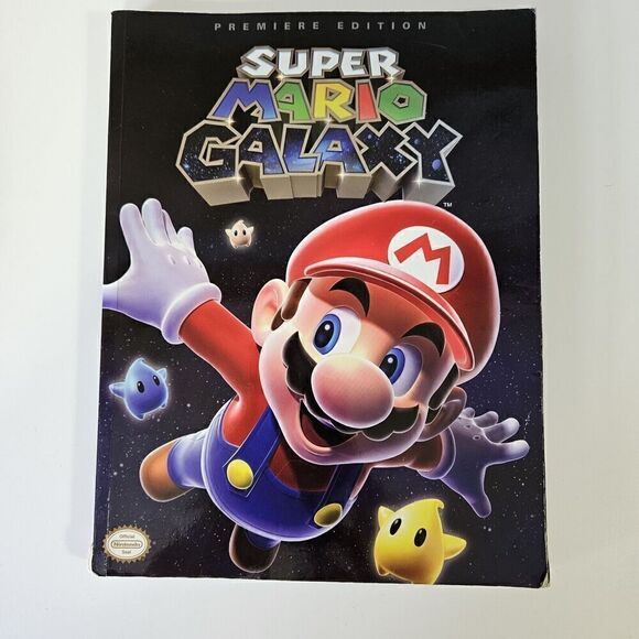 SUPER MARIO GALAXY Premiere Edition Prima Strategy Guide Book - Picture 1 of 2